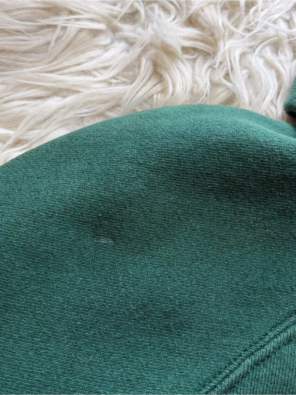 Vintage 90s Adidas Forest Green Heavy Weight Trefoil Embroidered Hoodie Size XL